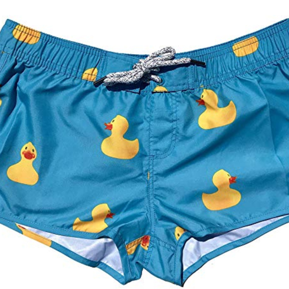 womens rubber duck trunks